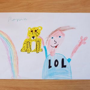 Een knuffel van Ronin